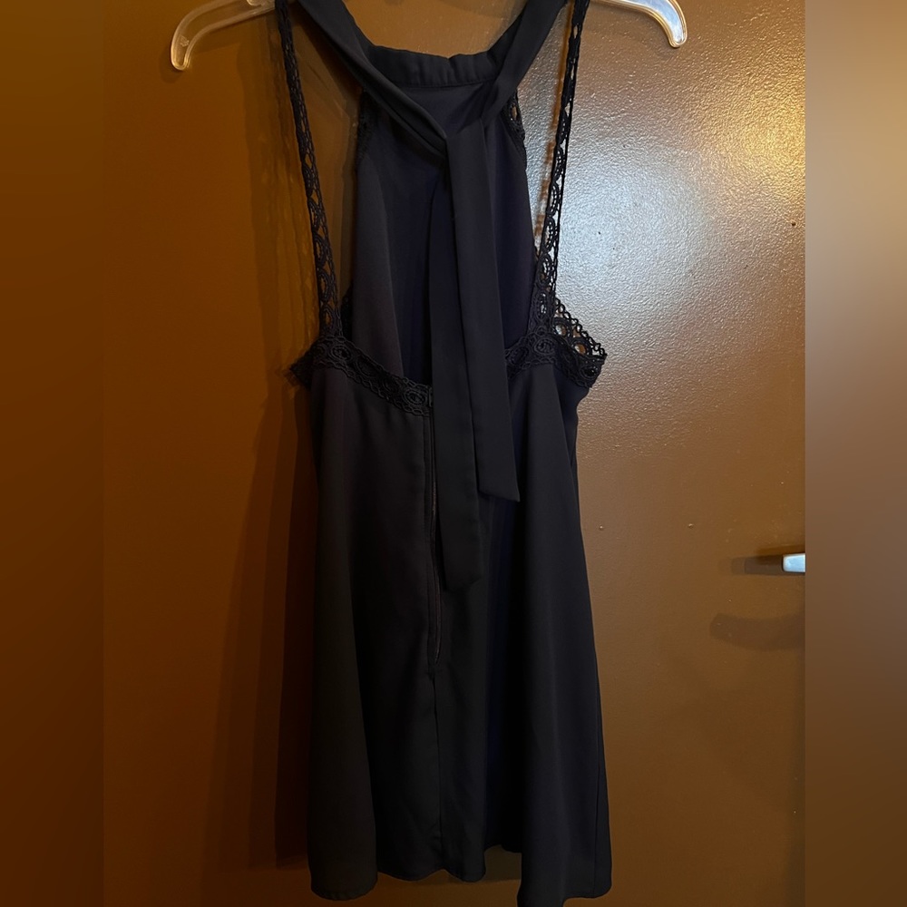 Charlotte Russe blue navy mini dress size M